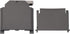 Upgraded W10320665 Dishwasher Dishrack Adjuster Housing Right Hand, For Whirlpool Kenmore Dishwasher Top Rack Parts
