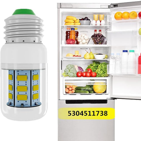 Sigely KEI D34L Refrigerator Bulb Replacement for Frigidaire 5304511738 E27 LED Refrigerator Light Bulb Replace PS12364857 AP6278388 4584444 110V-240V 3.5W White Light 2 PCS by SigeIy