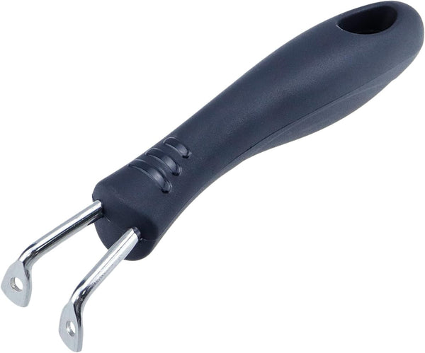 Universal Pot Handle, Bakelite Metal Replacement Cookware Handle with Screws and Screwdriver, 1Pcs (Black)