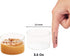 Borosil Small Glass Bowl for Dessert, 3.5 Oz, Set of 6, Mini Ramekins for Baking, Lightweight Borosilicate Glass, Clear Glass Bowls for Serving Dips & Sauce - Oven Safe, Microwave & Dishwasher Safe