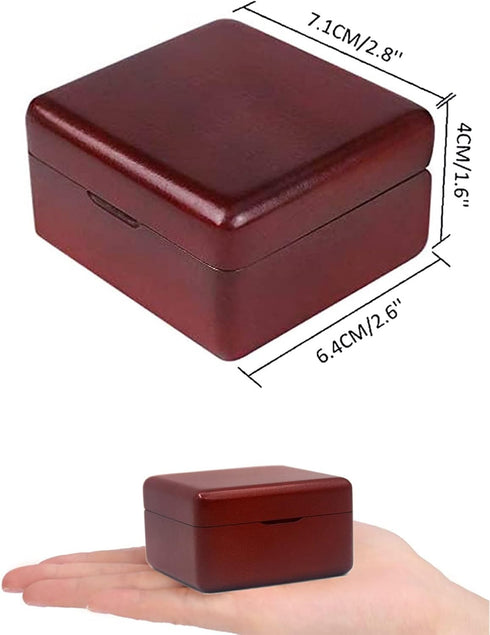 Sinzyo Music Box, Vintage Wood Carved Mechanism, Gift for Birthday, Valentine's Day, Christmas (la Vie en Rose -Wine