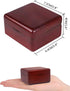 Sinzyo Music Box, Vintage Wood Carved Mechanism, Gift for Birthday, Valentine's Day, Christmas (la Vie en Rose -Wine