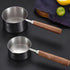 250ML Stainless Steel Sauce Pan with Double Spout for Home Kitchen Cooking
