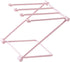 Countertop Dishcloth Drying Rack, 4 Arms Folding Holder for Kitchen Rag Storage, Vertical Stand (Light Pink)