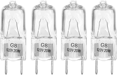 Light Bulb for GE Microwave Oven, 120V/20W Replacement Halogen Bulb, Fits GE Kenmore Samsung Maytag Elite Microwave