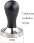 Coffee Tamper 58mm Barista Espresso Base for Coffee Bean Press