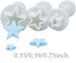 Star Small Fondant Plunger Cutter Set - Tiny 3 Pieces Cake Cookies Decorating Tool Mold