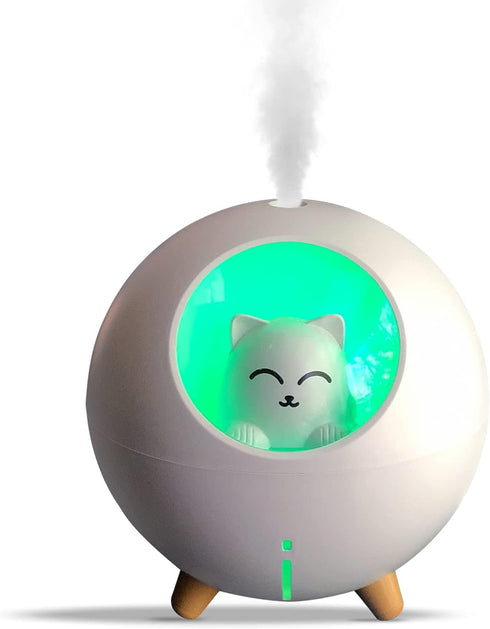 Upgraded Ultrasonic Ultra-Quiet USB Mini Humidifier for Kids Baby Nursery, 7-Color Lights, Auto Shutoff