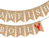 SWYOUN Summer Burlap Crawfish Boil Banner Party Supplies Lobster Theme Birthday Party Mantle Fireplace Decoration