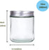 6 Pack 16 oz Glass Jars with Lids, Kitchen Canisters for Food Storage, Pantry Organization for Flour, Sugar, Coffee