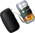 Travel Coffee Glass Cup Set, Glass Teapot and Kettle with Infuser, Portable Tea Tumbler Drinking Bottle