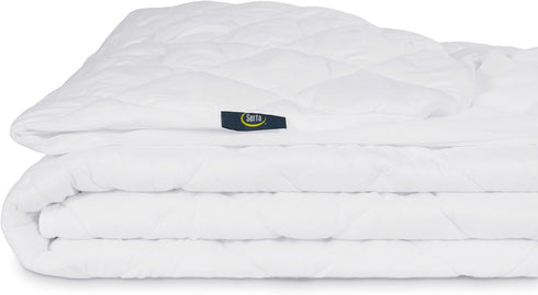 Serta Simply Clean Triple Action Mattress Pad, Waterproof Mattress Pad, Ultra Soft and Stain-Resistant Mattress Pad
