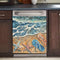 Beach Starfish Dishwasher Magnet Cover, 23" x 26" Kitchen Decor, Summer Decorative Cover for Home Cabinet