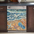 Beach Starfish Dishwasher Magnet Cover, 23" x 26" Kitchen Decor, Summer Decorative Cover for Home Cabinet