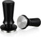 58.5mm Espresso Hand Tamper, Dual Calibrated Spring Loaded Coffee Tamper with Stainless Steel Flat Base