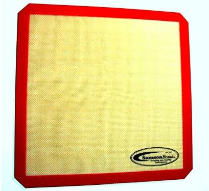 3-Pack Premium Silicone 14" x 14" Non-Stick Generic Dehydrator Re-Usable Sheets for Excalibur, L'equip, Sedona - Make Fruit Leathers with Easy Clean Up by Samson Brands
