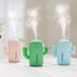 YINGJEE Mini Humidifier Single Room Humidifiers with Night Light Portable Cactus Air humidifier for for Yoga, Office
