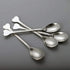 Mini Dessert Spoons Set of 10, 4.5-Inch Stainless Steel Demitasse Spoons for Dessert, Tea, Appetizer