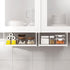 SSYYGET Closet 14.2 inches) Under Shelf Organizer, Detachable Under Shelf Basket, Metal Hanging Under Desk Basket
