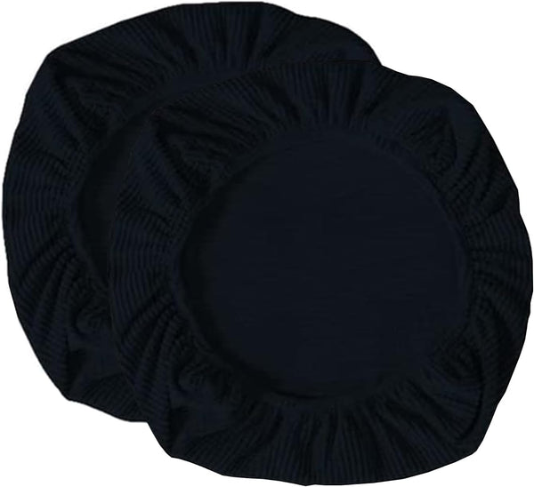 Stretchable Office Chair Seat Cover 2 Pack, Elastic Washable Computer Chair Slipcover Protective Spandex Cover