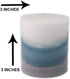 Wicks N More Clean Slate Unscented Handmade Pillar Candle, 3x3 Size