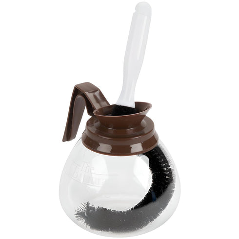 OCS Parts Coffee Pot Cleaning Brush, 10-Inch Curved Brush for Home and Commercial Coffee Decanters