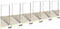 CY craft Acrylic Shelf Divider, Clear Closet Shelf Separators for Clothing and Kitchen Cabinet Storage, 6 PCS