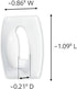 Command Damage Free Hanging Light Clips, 18 White Wall Hooks and 24 Command Strips