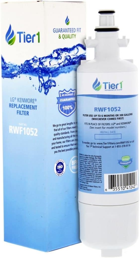 Tier1 ADQ36006101 Refrigerator Water Filter, Replacement for LG LT700P, Kenmore 46-9690