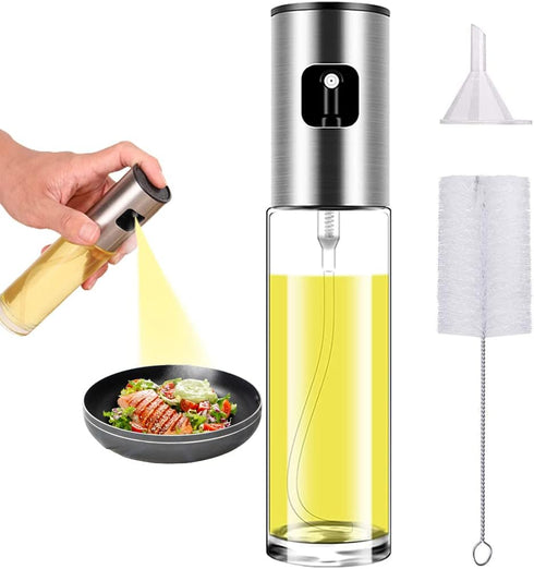 Olive Oil Sprayer for Cooking, Mini Bottle Kitchen Gadget for Air Fryer, BBQ, Pan, Salads, Baking (1 Pack)