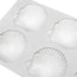 Shell Shaped Silicone Baking Mold for Cookies, Biscuit DIY Bakeware Pan Kitchen Accessories (Shell J_11.8 X6.8 X1 inch)