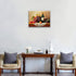 Retro Wine Pictures for Kitchen, PIY Vibrant Fruits Wall Art for Dining Room, Canvas Prints Oil Painting