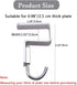 2 Pcs Desk Hook - Student Desktop Nail-Free Hook for Schoolbag, Under Table Hook for Bag Purse Clothes
