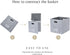 DECOMOMO Storage Basket 13x15x13 Cube Bins with Label Holder, Felt Fabric Storage Cubes for Shelves Closet Toys Clothes