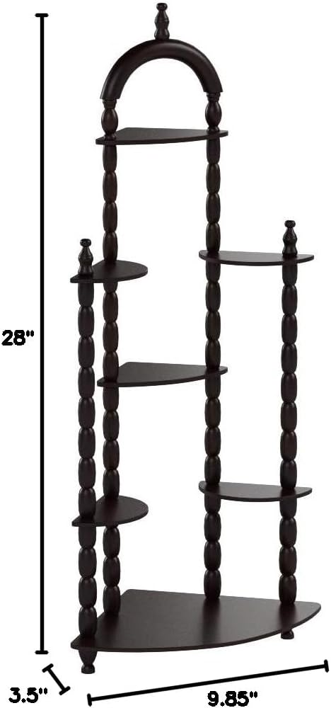 3-Tier Frenchi Home Furnishing Wall Corner Shevles