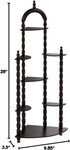 3-Tier Frenchi Home Furnishing Wall Corner Shevles