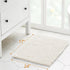 Walensee Bathroom Rug, Non Slip Bath Mat (24x17 Inch Ivory), Water Absorbent Super Soft Chenille for Shower Floor