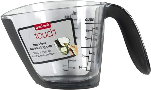 Bradshaw INTERNATION TCH MEASURE CUP 2CP, Clear Plastic with Black (20341)