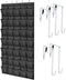 GORILLA GRIP Over the Door Shoe Organizer, 35 Large Breathable Mesh Pockets,