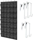 GORILLA GRIP Over the Door Shoe Organizer, 35 Large Breathable Mesh Pockets,