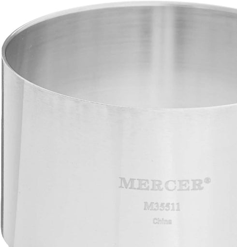Mercer Culinary Chef Steel Ring Mold, 3 Inch x 1.75 Inch, Stainless