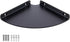YUjieSTC 6 Inch Corner Shelf - Heavy Duty 3.0mm Aluminum Alloy Wall Mounted