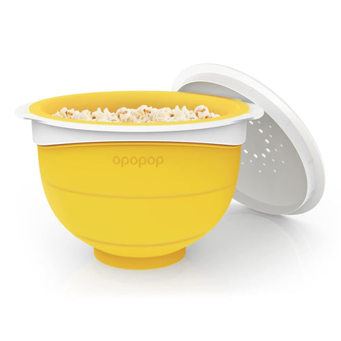 Opopop Silicone Popcorn Popper, Collapsible Microwave Popcorn Maker Bowl, BPA-Free and Dishwasher Safe