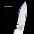 Kocpudu Paring Knife, All Steel Foldable Fruit Knife, Small and Easy to Carry, 3 Pieces