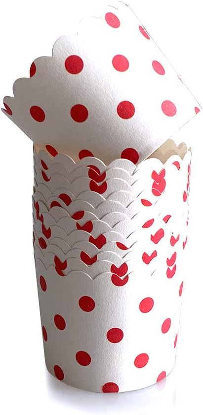 Large Paper Cake Baking Cup, Cupcake Muffin Cases Diameter 6cm, Set of 100