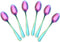 Demitasse Espresso Spoons - Mini Coffee Spoon, 4 Inches Stainless Steel Small Spoons for Dessert, Set of 6