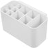 Healifty Wall Mounted Toothbrush Holders for Bathroom - Large Capacity Organizer with 6 Toothbrush Slots