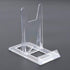 2 Pieces Adjustable Acrylic Easel Display Stands, Mini Plate Display Stands for Coins
