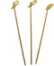 Gmark Bamboo Knot Skewers 6" 200 ct, Twisted Ends Bamboo Picks, Cocktail Picks GM1030