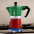 3 (4.3 Oz 130 Ml), Bialetti - Moka Express Italia Collection: Iconic Stovetop Espresso Maker, Makes Real Italian